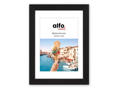 Andria 13x18 cm schwarz,mit 9x13cm Ppt