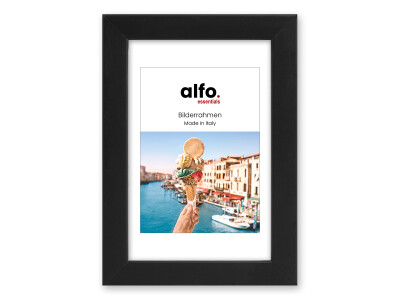 Amalfi 18x24 cm, schwarz Holzrahmen