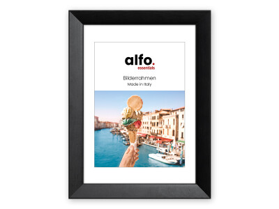 Nina 40x50 cm schwarz, Holzrahmen