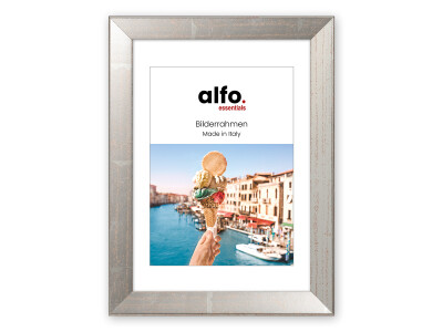Nina 18x24 cm silber, Holzrahmen