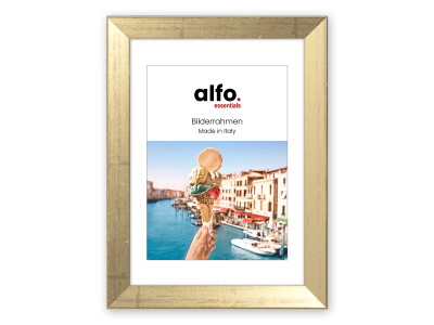 Nina 10x15 cm gold, Holzrahmen