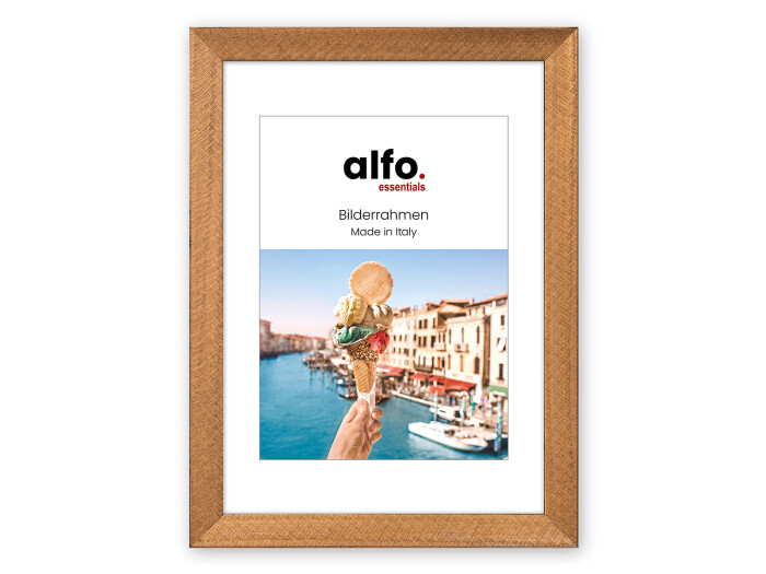Alfo. Gela 10x15 cm bronze, Holzrahmen