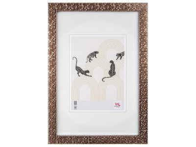 Mosaic rosegold 13x18 cm, Designrahmen