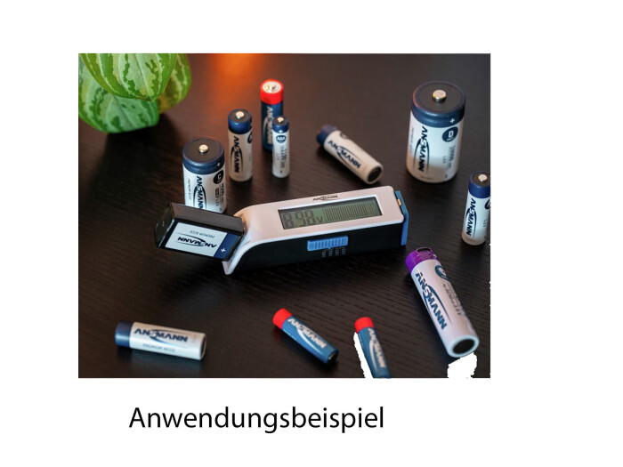 Ansmann Batterie/Akkutester ComfortCheck LCD