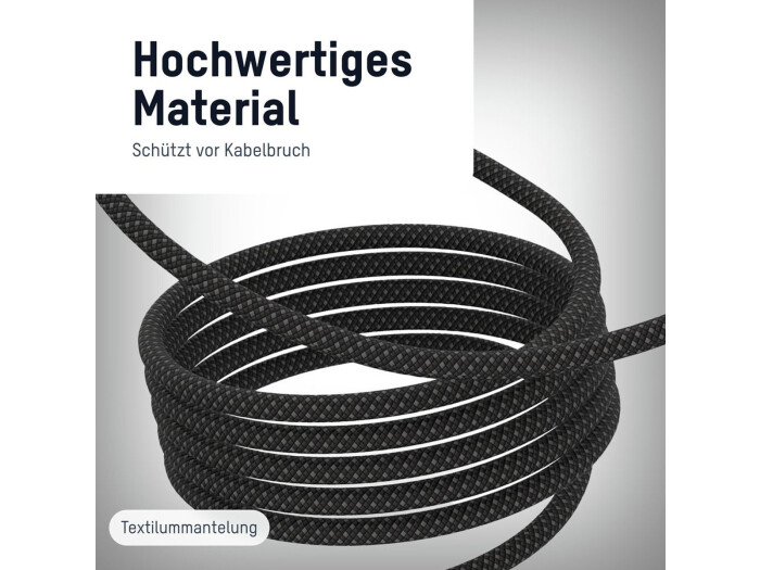 Ansmann USB-C auf Lightning 120cm magnetisches Kabel