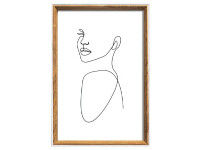 Rahmen 20x30 Silhouette natur