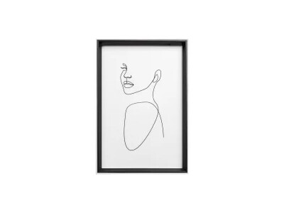 Rahmen 20x30 Silhouette schwarz