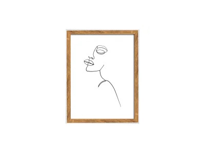 Rahmen 15x20 Silhouette natur