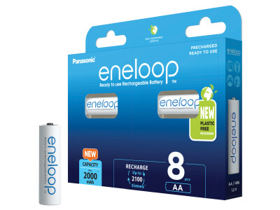 eneloop AA 2000 mAh 8er Mignon Blister