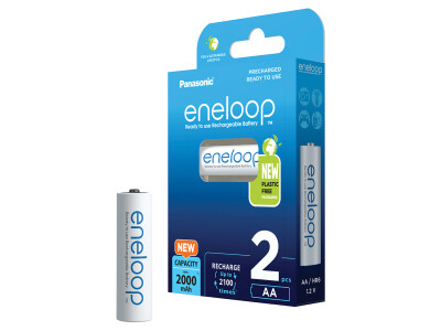 eneloop AA 2000 mAh 2er Mignon Blister