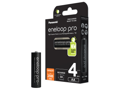 eneloop pro AA 2500 mAh 4er Mignon Blister