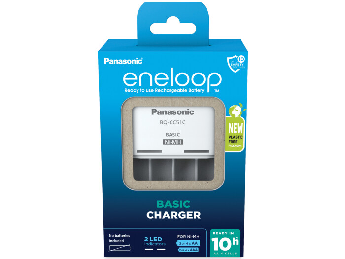 Panasonic eneloop BQCC51 unbestückt, Basic Charger