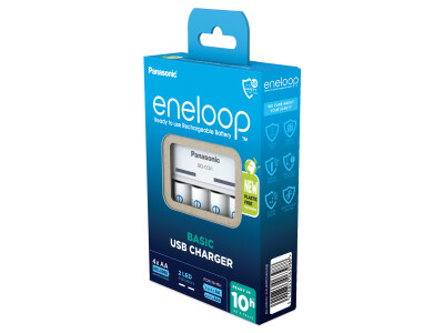 eneloop BQCC61 inkl. 4xAA 2000 mAh, USB Charger