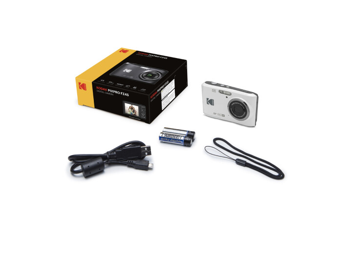 Kodak Pixpro FZ45 weiß, Digitalkamera 