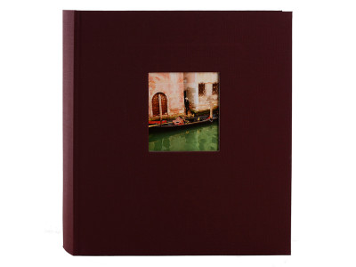 Bella Vista 30x31 cm, bordeaux, Album mit 60