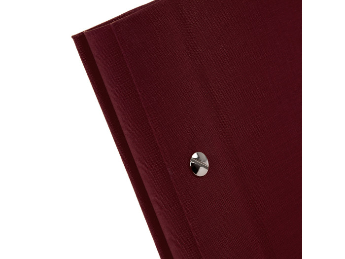 Goldbuch Bella Vista 39x31 cm, bordeaux mit 40 schwarzen