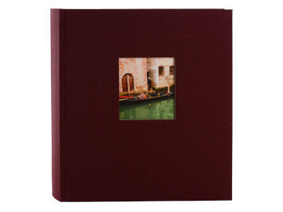 Bella Vista 30x31 cm, bordeaux, Album mit 60
