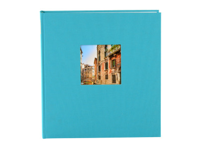 Bella Vista türkis, 25x25 cm, 60 weiße Seiten