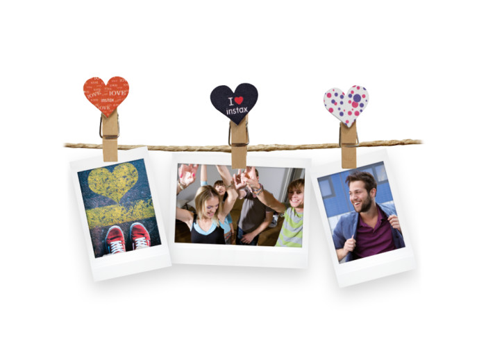 Fujifilm HEART INSTAX DESIGNCLIPS 10ER
