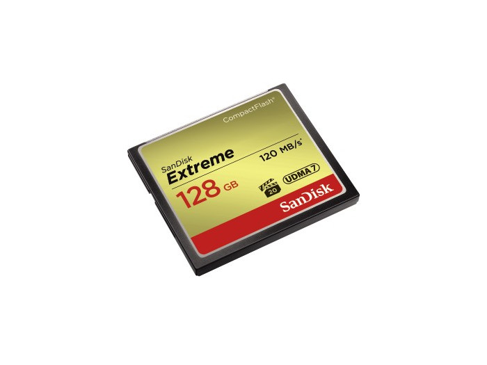 SanDisk CF 128GB EXTREME, 120/85 MB/S