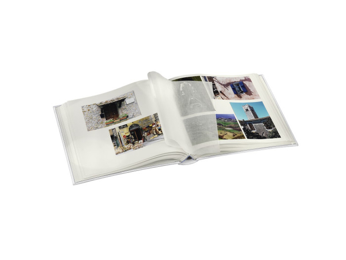 Hama La Fleur schwarz, Buchalbum 30x30 cm, 100 weiße