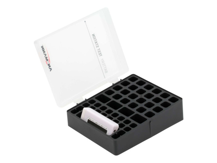 Ansmann Batteriebox 48 + Batterietester (ohne Batterien)
