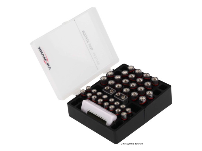 Ansmann Batteriebox 48 + Batterietester (ohne Batterien)