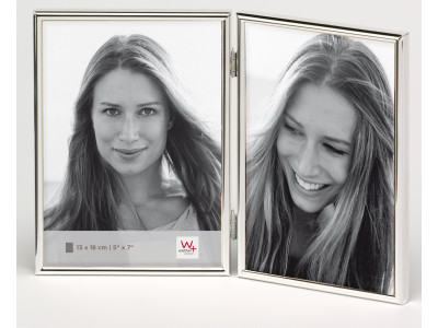 Rahmen Chloe 2x 13x18 silber