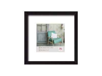 Rahmen Stockholm 30x30 schwarz