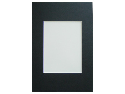 Passepartout Galerie 50x70 schwarz