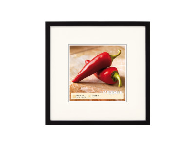 Rahmen Peppers 30x30 schwarz