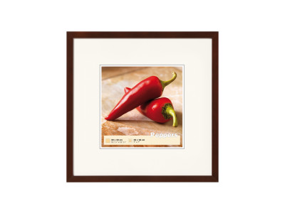 Rahmen Peppers 30x30 nussbaum