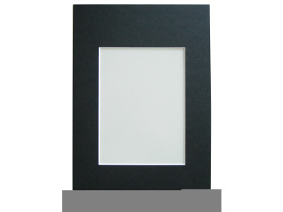 Passepartout Galerie 18x24 schwarz