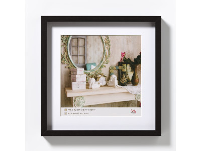 Rahmen Stockholm 3D 40X40 SCHWARZ