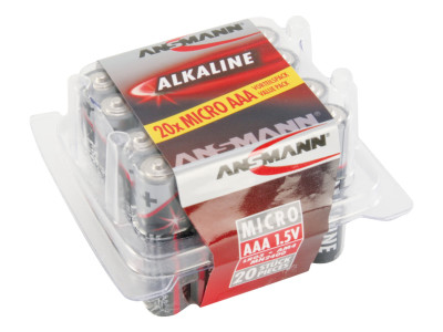Alkaline Micro AAA/LR0, 20er Box Batterien