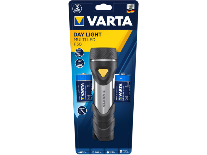Varta Day Light Multi LED F30 Taschenlampe mit 14x 5mm