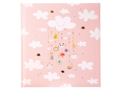 Babyalbum rose, 30x31 cm "Mobile" 4 S.
