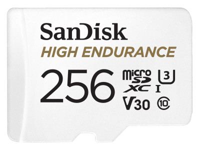 High Endurance 256GB microSDXC Karte mit
