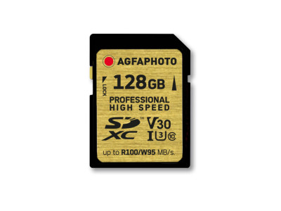128GB SDXC-Karte Prof. Highsp. UHS-I C10/U3/V30