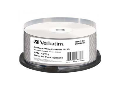 BD-R 25GB InkJet Blu-ray 25er Spindel