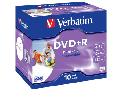 DVD+R InkJet 10er Jewelcase