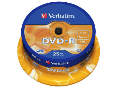 DVD-R 16x 4,7GB 25er Spindel
