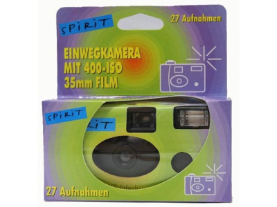  Einwegkamera 400 ASA für 27 Aufnamen mit Blitz