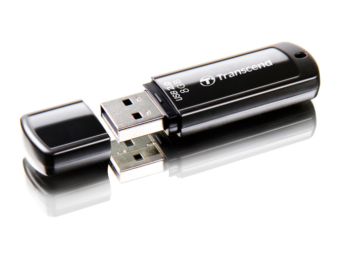 Transcend USB-Stick JetFlash 350 8GB schwarz