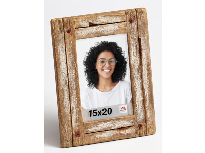 Rahmen Dupla 15x20 cm weiss/natur