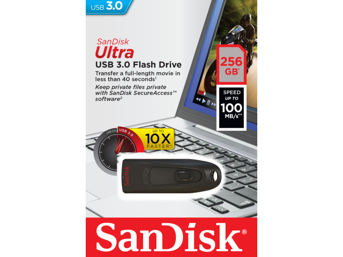 SanDisk Cruzer Ultra USB 3.0 256GB SanDisk Cruzer Ultra USB 3.0 256GB