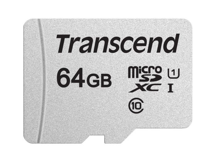 Transcend 64GB microSDXC-Karte 300S UHS-I U1 V10 95/45MB/s