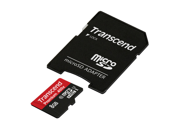 Transcend SD 8GB microSDHC Cl10 UHS-1 400x