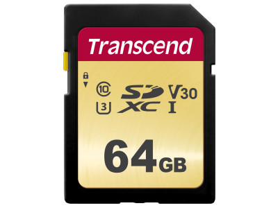 64GB SDXC-Karte 500S UHS-I U3 V30 95/60MB/s