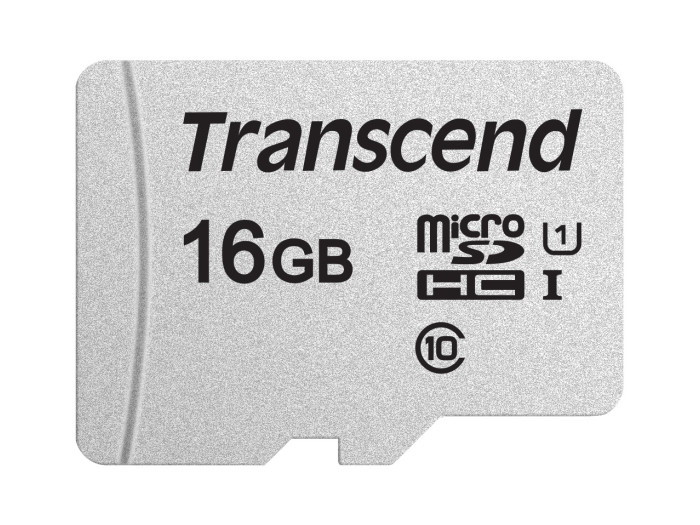 Transcend 16GB microSDHC-Karte 300S UHS-I U1 Cl10 95/45MB/s